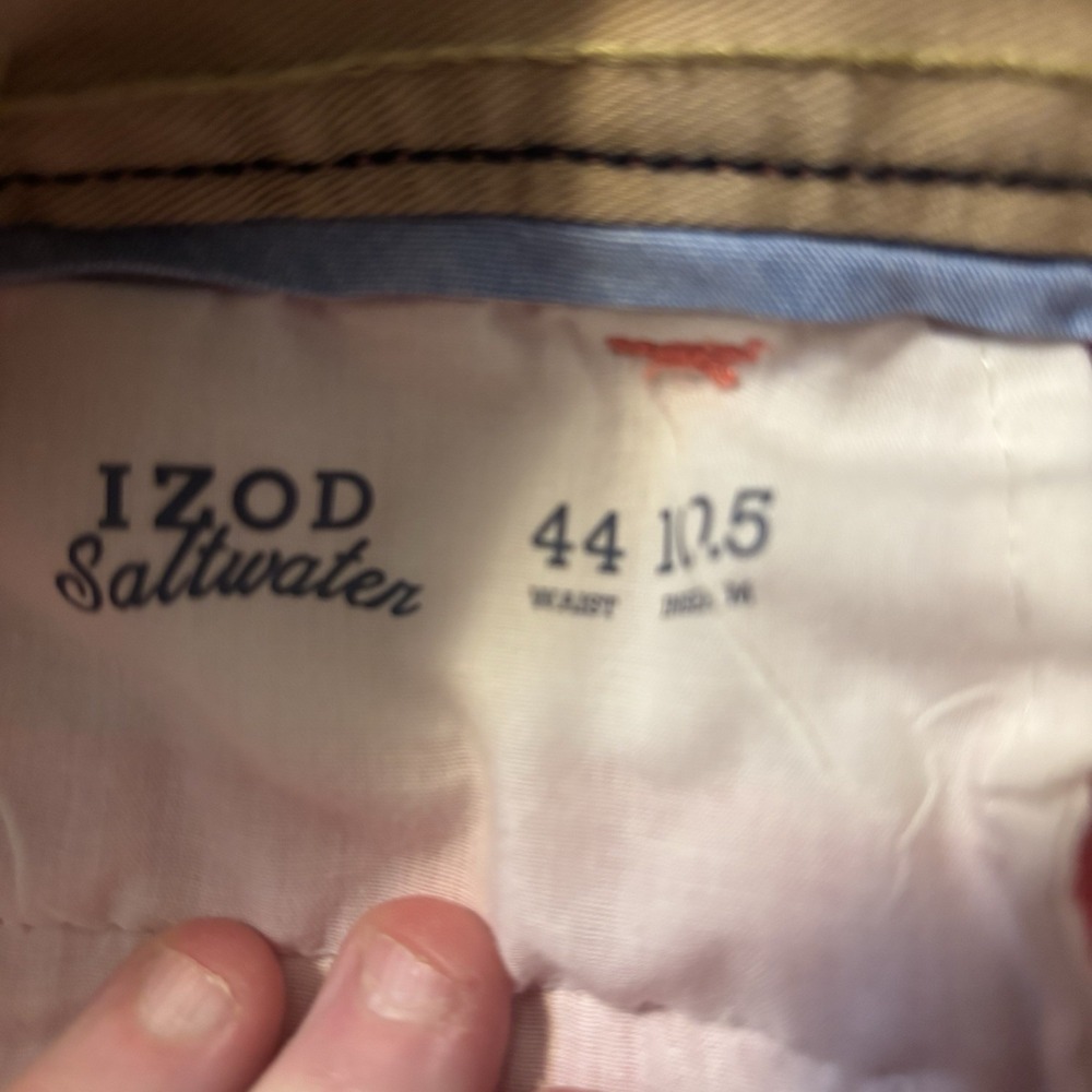 Mens Izod Saltwater Relaxed Classics Beachtown Whale Shorts 44 W 10.5 Inseam - Picture 7 of 7